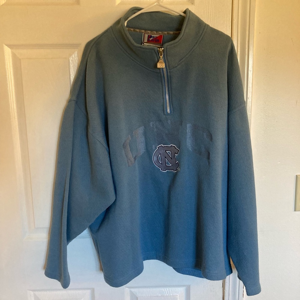 UNC march madness quarter zip NWOT